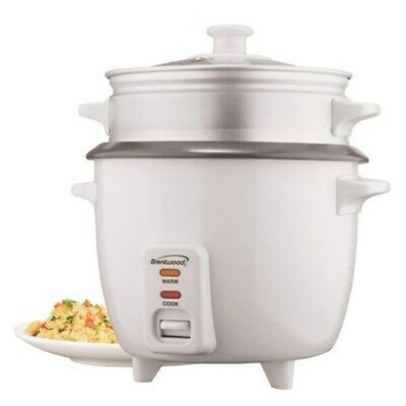 BRENTWOOD TS-700S Rice Cooker (4 cup) with Steamer - Picture 1 of 8